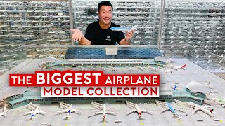 The Worlds Biggest Airplane Model Collection [upl. by Iphagenia]