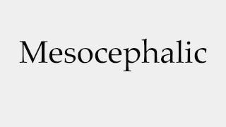 How to Pronounce Mesocephalic [upl. by Veljkov]