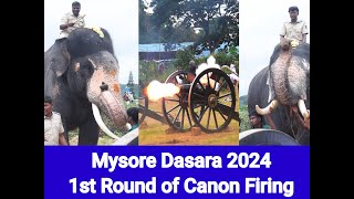 Mysore Dasara 2024 Canon Firing Practice [upl. by Siron]