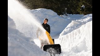 STIGA bensindrevne snøfresere  vinter [upl. by Attikin371]