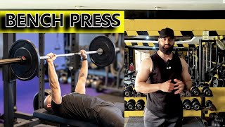 The perfect bench press technique Hindi [upl. by Dowling]