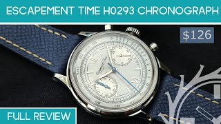 Escapement Time VK64 Chonograph full review [upl. by Namrehs392]