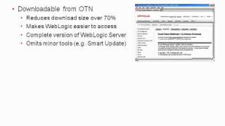 WebLogic Server 11gR1 PS3 1034 New Features Overview [upl. by Balthasar]