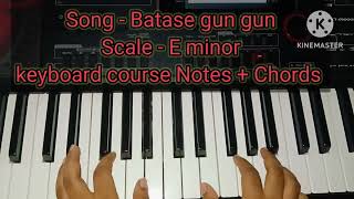 Batase gun gun song  keyboard course  trendingsong  rinkioffcial  banglasong [upl. by Blim]