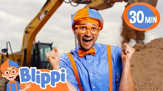 The Excavator Song The Remix  Blippi Songs 🎶 Educational Songs For Kids [upl. by Niwred]