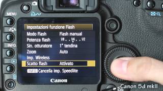 Guida italiana al sistema Canon  2 Menu la 5d mkII e la 650d [upl. by Enaled329]