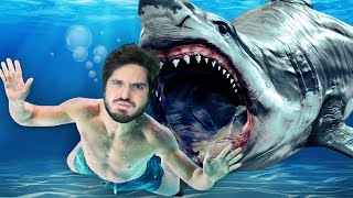 EU ENCONTREI UM MEGALODON NO ARK O FAMOSO TUBARÃO GIGANTE DA PRÉHISTÓRIA [upl. by Kcirednek937]