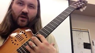 Segovia Scales part 3 G Major in 3 octaves for classical guitar [upl. by Korey]