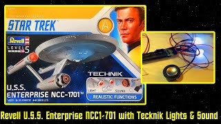 Revell Star Trek USS Enterprise NCC1701 with Technik Lights and Sound 2019 [upl. by Aynotak]