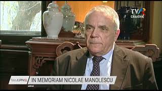 IN MEMORIAM NICOLAE MANOLESCU [upl. by Alrahs]