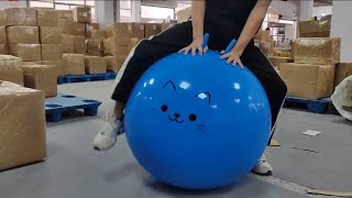 Worlds LARGEST Hopper Ball  Specks Dream Toys Neko Hopurr 100cm diameter [upl. by Derk]