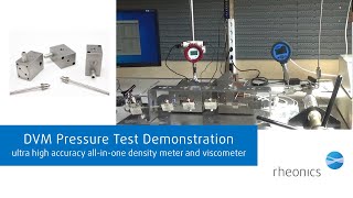 DVM Demo  Density viscosity HPHT pressure test [upl. by Niattirb175]