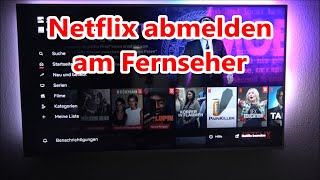 Netflix abmelden am Fernseher  So am TV Netflix beenden [upl. by Carder360]