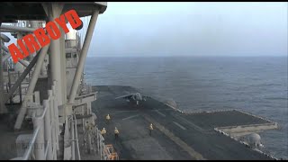 Harrier Landing USS Bataan LHD 5 [upl. by Mussman318]