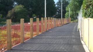 CURROCK CYCLEWAY BRIDGE  SEPTEMBER 2016 [upl. by Shakti]