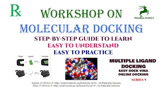 Workshop on Molecular docking  Multiple ligand docking and Online docking  Series5 [upl. by Crutcher]