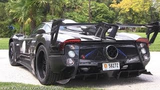 Pagani Zonda 760LM Sound  Start Rev and Driving [upl. by Efioa]