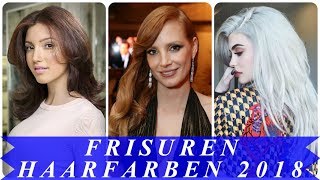 Trend frisuren und haarfarben 2018 [upl. by Harol]