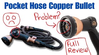 Pocket Hose Copper Bullet Review 2024  Pros amp Cons Of The Pocket Expandable Hose [upl. by Weinstein348]