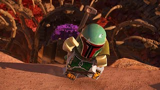 Sarlacc Scene and Boba Fett Death  Lego Star Wars The Skywalker Saga [upl. by Ujawernalo241]