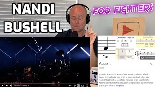 Drum Teacher Reaction amp Analysis NANDI BUSHELL  Everlong  The Foo Fighters CROWD VIEW [upl. by Retlaw]