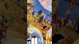 Frescos of Ss Nicholas Constantine amp Helen Greek Orthodox Church NJ frescoes medievalart art [upl. by Madison]