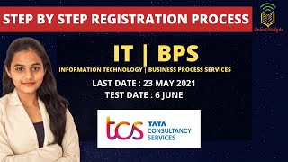 TCS StepbyStep Registration Process  TCS Opening  Smart Hiring IT amp BPS [upl. by Anu97]