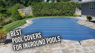 Pool Covers For Inground Pools  Keep Water Fresh 247 [upl. by Suravat]