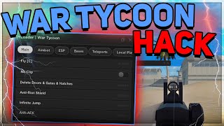 INSANE War Tycoon Script Hack Exploit GUI Auto Farm Money Aimbot Infinite Money amp MORE [upl. by Hiasi777]