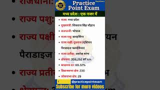 mp gk I madhya pradesh gk mpgk short gkshorts rwa uppoliceexam gk [upl. by Noivax]