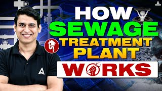 How Sewage Treatment Plant Works  Sewage Treatment Plant Working Model  NEET 2025  Param Sir [upl. by Repsac]