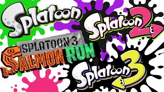 All Splatoon Reveal Trailer  Splatoon Splatoon 2 Splatoon 3 amp Splatoon Salmon Run 20152022 [upl. by Lois]