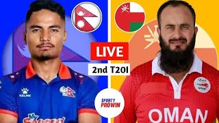 Nepal vs oman live match today  nepal live match [upl. by Phyllys879]