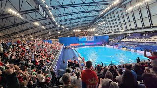 Croatia 1513 Serbia Water Polo World Championships Quarterfinal 2024 [upl. by Ssac]