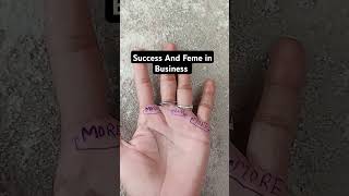 Success And Feme in Business Signs in Hand palmistry astrology palmistry motivation [upl. by Blau583]