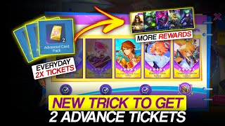 LAST 2 LIMITED CARDS  FULL GUIDE TO GET 2 ADVANCE TICKETS PER DAY  SILVANA GALLERY EVENT  MLBB [upl. by Anjali590]