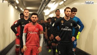 PES 2019  REAL MADRID vs FC BARCELONA  El Clasico  Gameplay PC [upl. by Ardnasal]