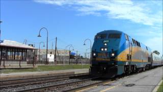 CN CP CSX VIA Rail AMT Dorval QC August 2013 [upl. by Quirk]