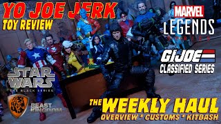 Weekly Toy Haul  Review  Overview  Kitbash  Marvel Legends  GI Joe Classified Action Figures [upl. by Idnyl]