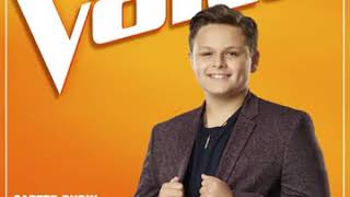 Season 19 Carter Rubin Hero The Voice Performance Studio Version [upl. by Sasnett]