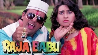 Govinda confess his love to Karishma Kapoor  Shakti Kapoor  4K Video  Part 4  Raja Babu [upl. by Niwre]