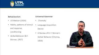 UTPL BEHAVIORISM VS UNIVERSAL GRAMMAR INGLÉSTEORÍAS DE LA PEDAGOGÍA DEL INGLÉS [upl. by Ellehcil]