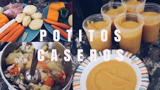 LAS TRES RECETAS DE POTITOS QUE LE HAGO A MI BEBE  Sara Bruno [upl. by Aroled]