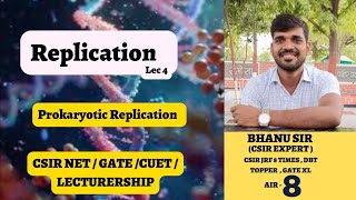 Replication in Prokaryotes II Prokaryotic Replication II csirnet lifescience II fundamental process [upl. by Poulter701]