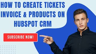 How to Create Tickets Products amp Invoice on Hubspot [upl. by Katt]