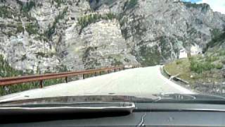 Stelvio Pass Part 1 of 2 ascent in Mercedes SL55 AMG [upl. by Aicenat72]