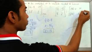 Igualdad de Matrices Determinar los valores de las incógnitas en la igualdad de matrices [upl. by Ahsieat]