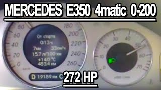 Mercedes Benz E350 4matic 0200 kmh [upl. by Eitsym]