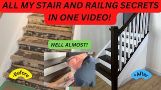 Complete Stair and Railing Makeover [upl. by Nitsa]