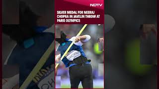 Neeraj Chopra Wins Silver In Javelin Throw Pakistans Arshad Nadeem Takes Gold  Olympics 2024 [upl. by Aurlie]